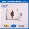 Plaque de toilette femelle murale en acier inoxydable - DDSP002