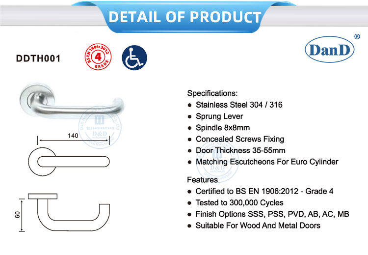 Poign&eacute;e de porte en1906