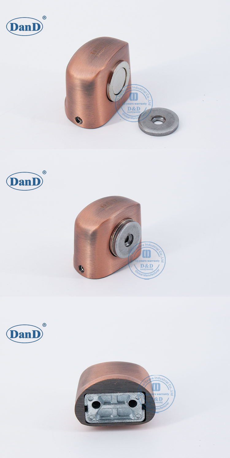 Bouchon de porte en cuivre antique