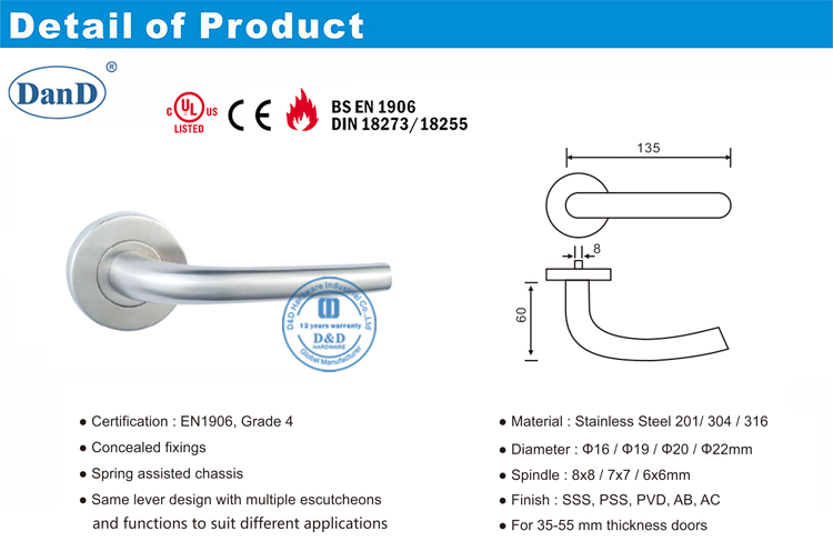 03 Poign&eacute;e de levier de porte-DDTH004