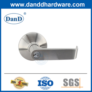 Poigure de porte robuste verrouillage alliage zinc / levier en acier inoxydable Trime pour la barre de panique-DDPD012-B
