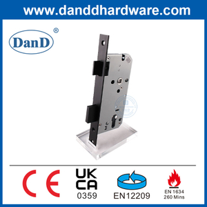 CE Black Mortise Security Entrance Lock Porte Corps de verrouillage en acier inoxydable pour la porte d'incendie-DDML009-5572