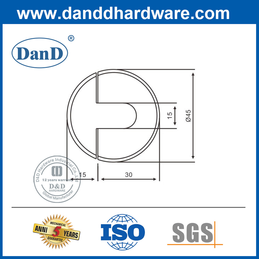 Meilleur sol de sécurité en alliage en alliage de zinc STOP-DDDS006