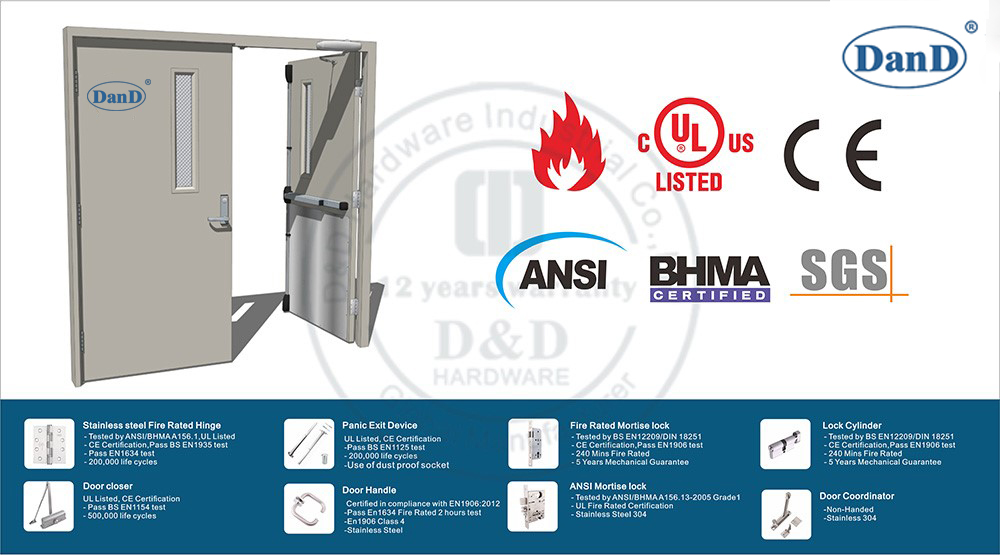 Les portes du feu ont-elles besoin du mat&eacute;riel de preuve de feu? -D et D