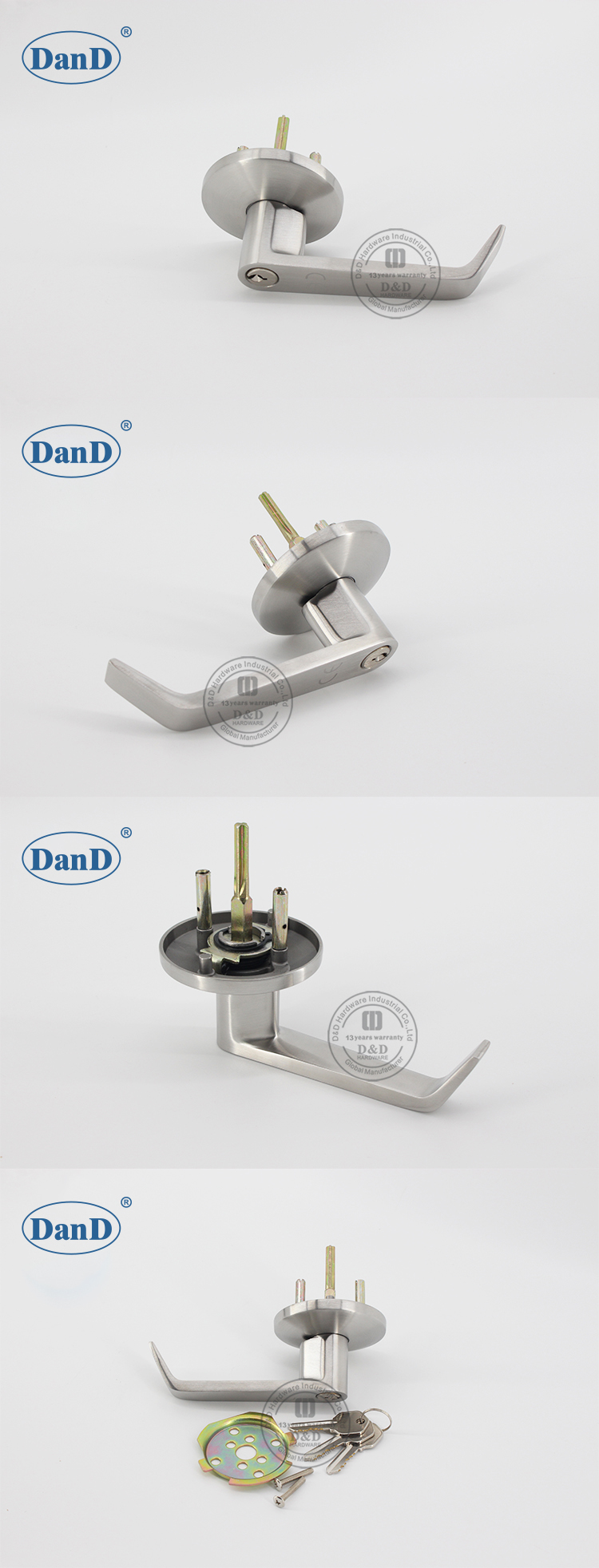 Levier de porte de feu de panique Trim-ddpd012