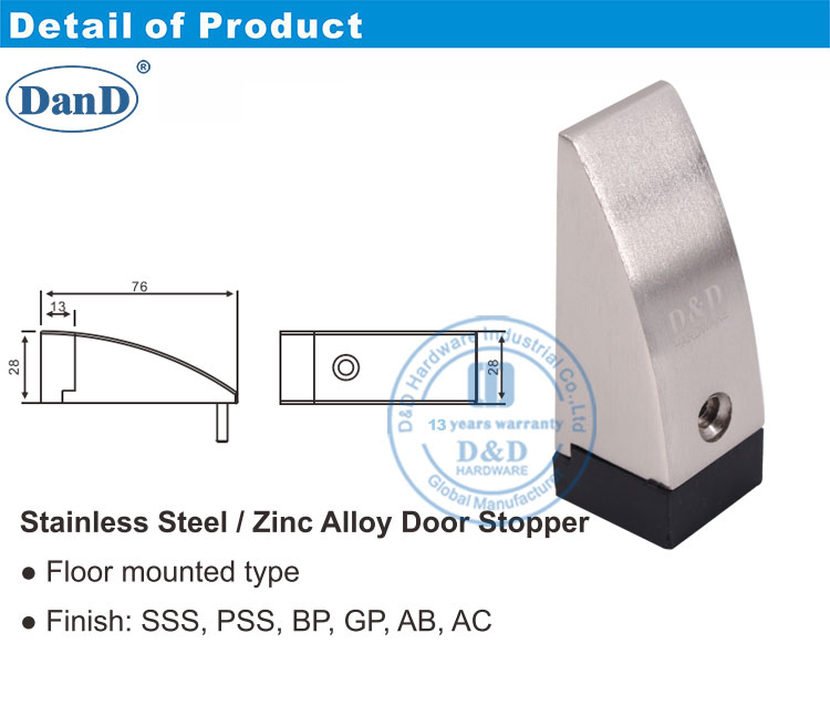 Construction de porte d'arr&ecirc;t de porte
