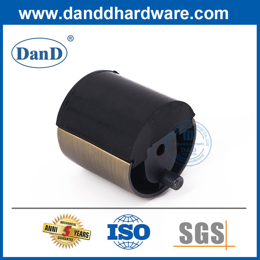 Différents types de portes Arrêt de porte en acier inoxydable Arrêt de la porte antique-laiton-ddds012