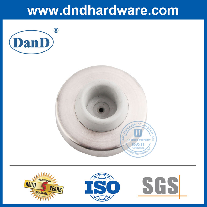 Meilleur bouton de porte en caoutchouc de sécurité concave en acier inoxydable Arrêt pour wall-ddds023