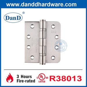 UL Standard Door Hinge Round and Square Corner Fire Door Hinge-DDSS001-FR-4X3.5X3