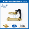Chaîne de sécurité de porte en laiton en satin en acier inoxydable avec serrure pour appartement-DDG003