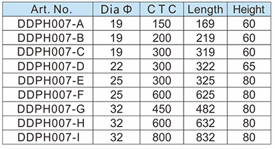 Handle de traction en acier inoxydable-D &nbsp; et &nbsp; d &nbsp;