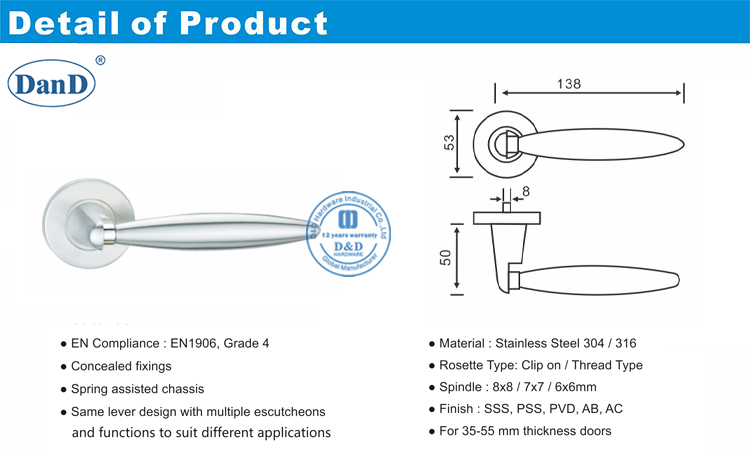 Passage de la poign&eacute;e-D et D du mat&eacute;riel