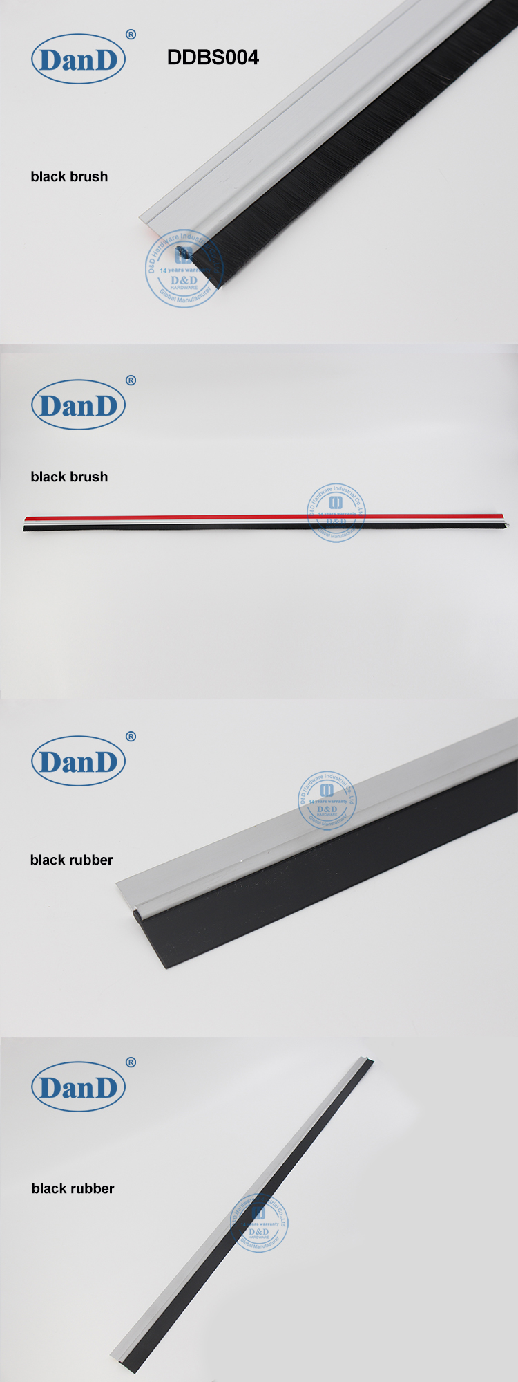 Joint du fond de la porte d'entr&eacute;e 