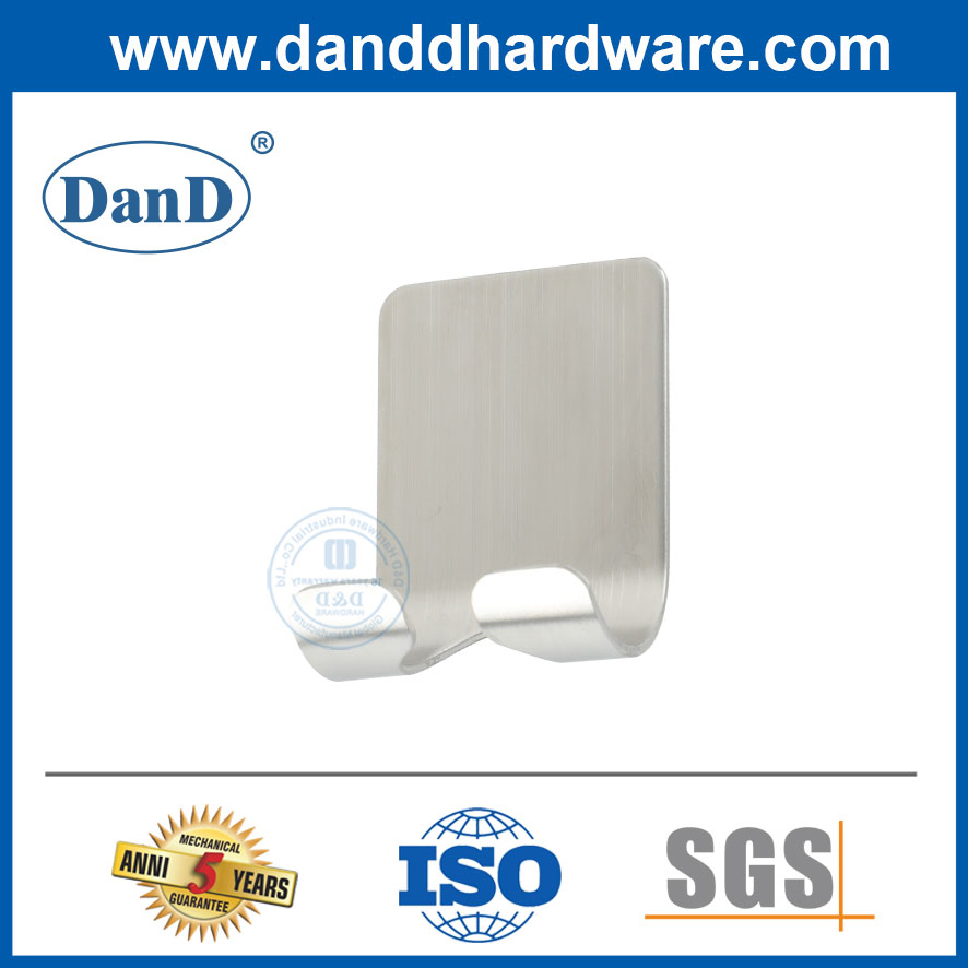 Crochet de serviette Cotel de salle de bain Hange Hange en acier inoxydable auto-adhésif Hooks-DDTC002