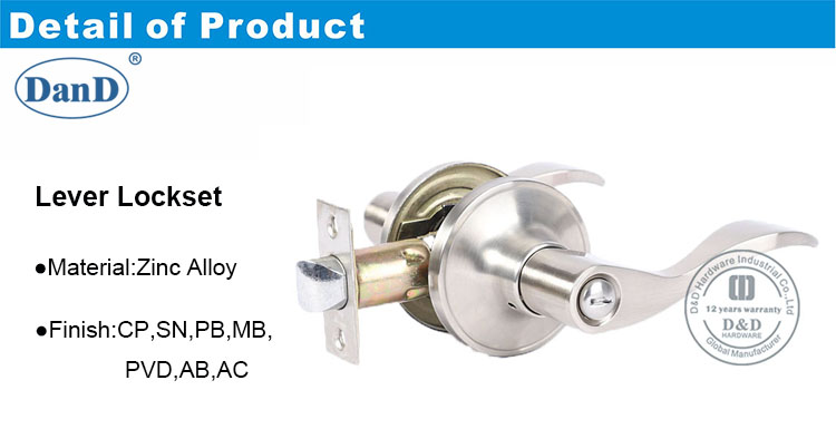 DOOR LOCKSET-DDLK015-D et D Hardware