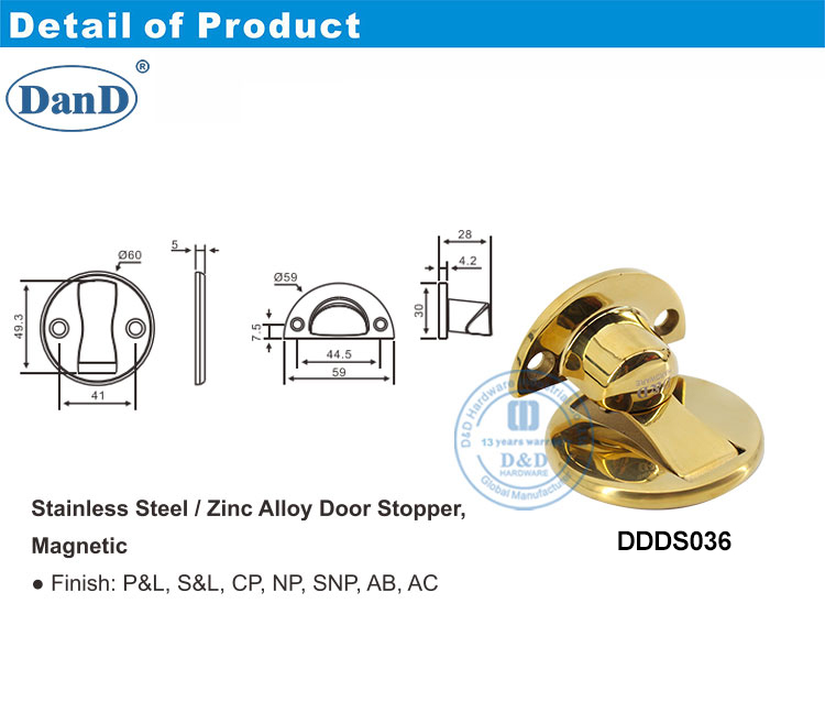 Arr&ecirc;t de porte magn&eacute;tique
