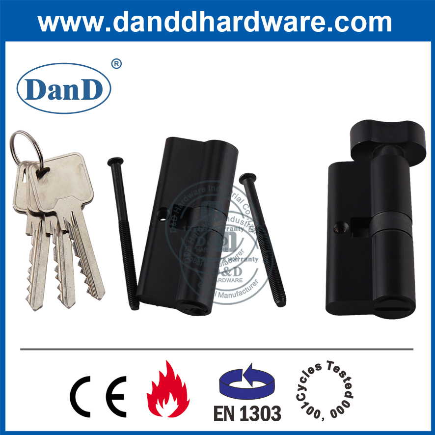 CE UL Grade 304 Matt Black Commercial Fire Door Hardware Adaptation - DDDH002 