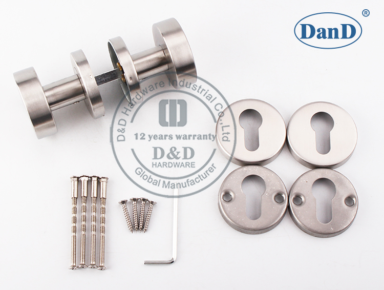 Poign&eacute;e de porte ronde poign&eacute;e de poign&eacute;e D et D