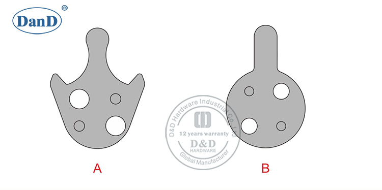 Cylindre de porte commercial-D et D
