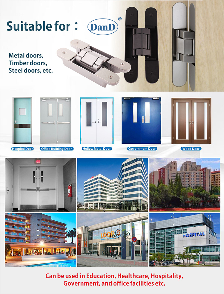 Hinge dissimul&eacute;e en acier inoxydable