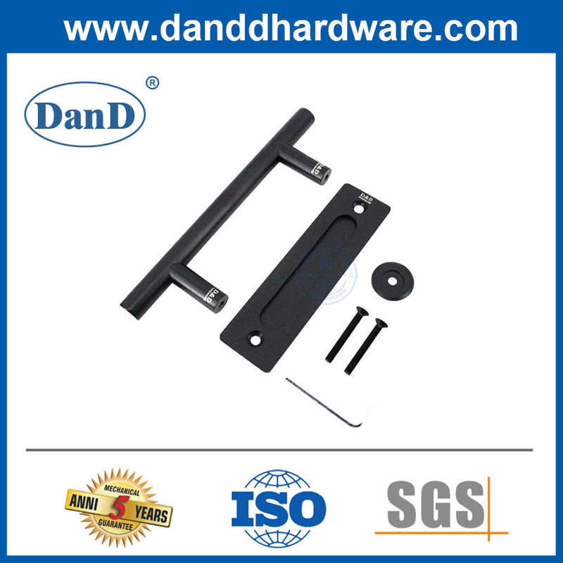 Poignées de porte de grange extérieure