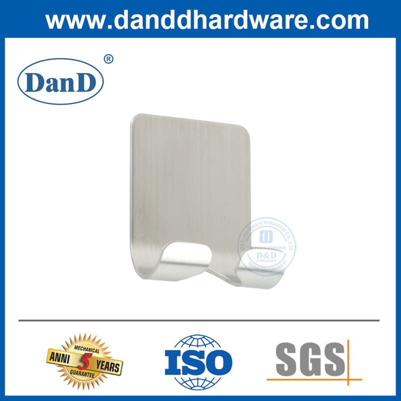 Crochet de serviette Cotel de salle de bain Hange Hange en acier inoxydable auto-adhésif Hooks-DDTC002