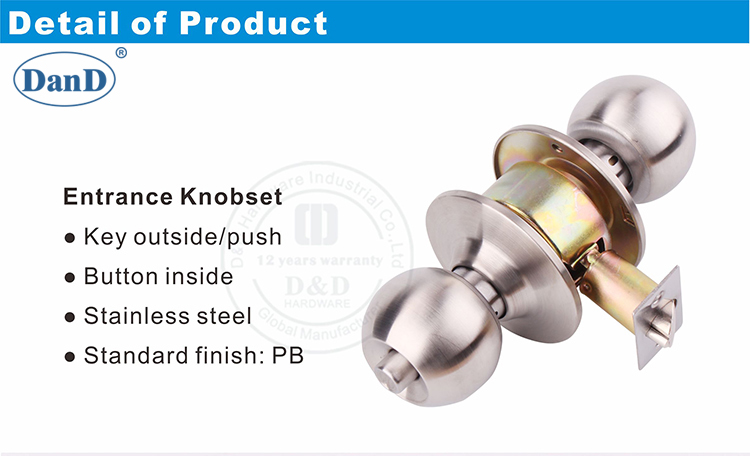 Hardware LockSet-D et D en Bois