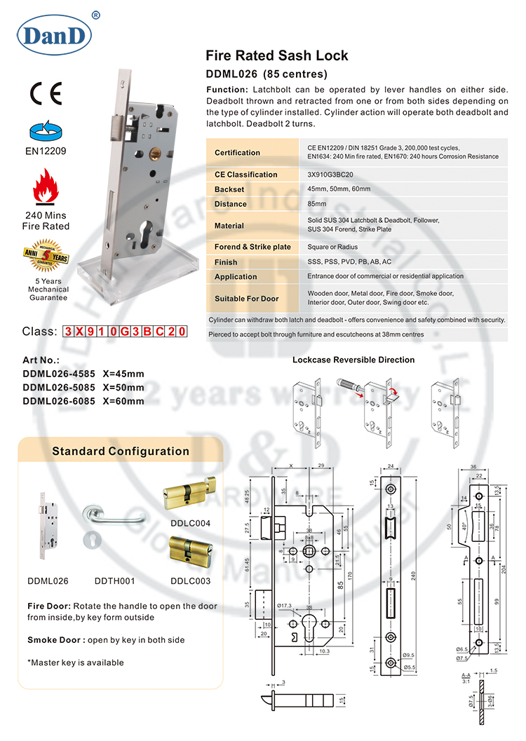 Vente &agrave; la vente &agrave; chaud Lock-d et quincaillerie D