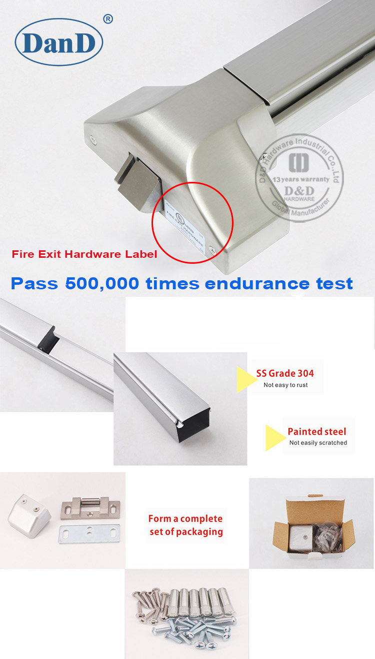 Type de jante Panic Door Bar-DDPD023