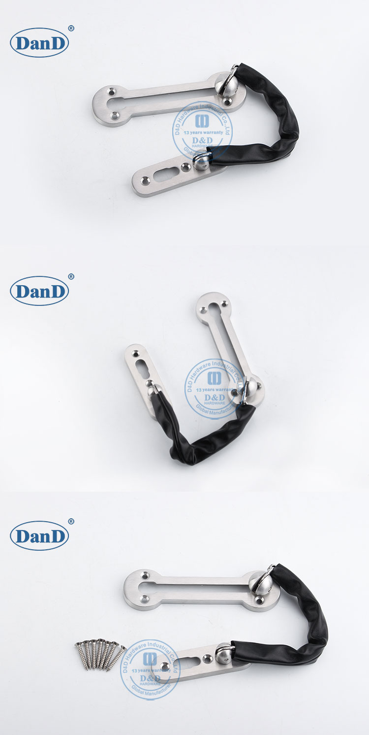 Cha&icirc;ne de porte en acier inoxydable