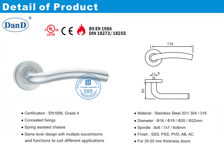 03 Poign&eacute;e de levier de porte-DDTH006