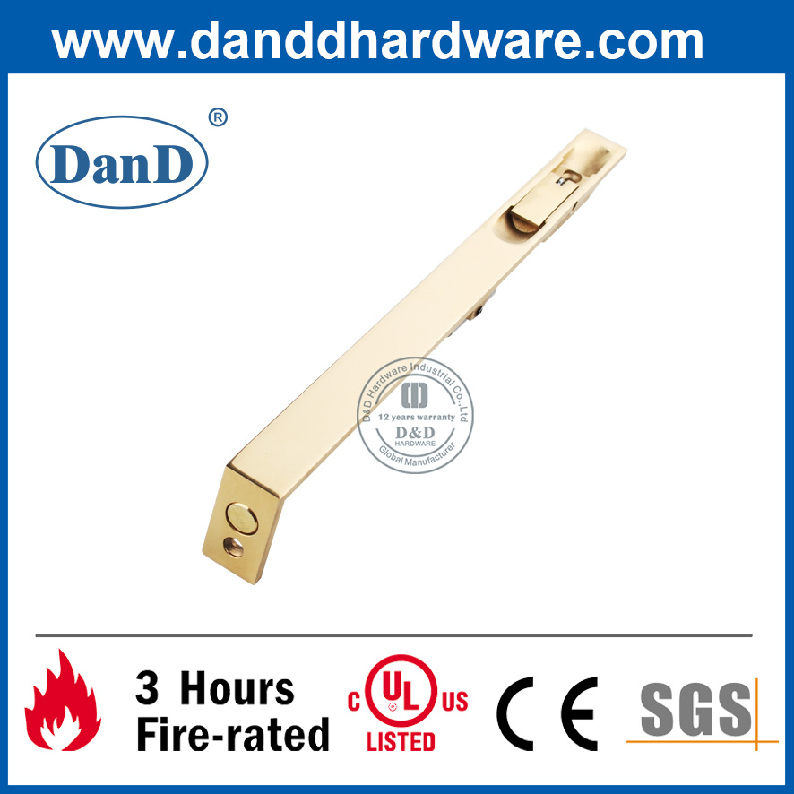 Boulon de rinçage de porte dissimulé en laiton pour porte interne-DDDB004