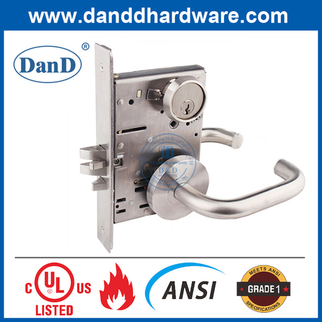 ANSI Grade 1 en acier inoxydable 304 Mortrice Entrée Porte Lock-ddal04