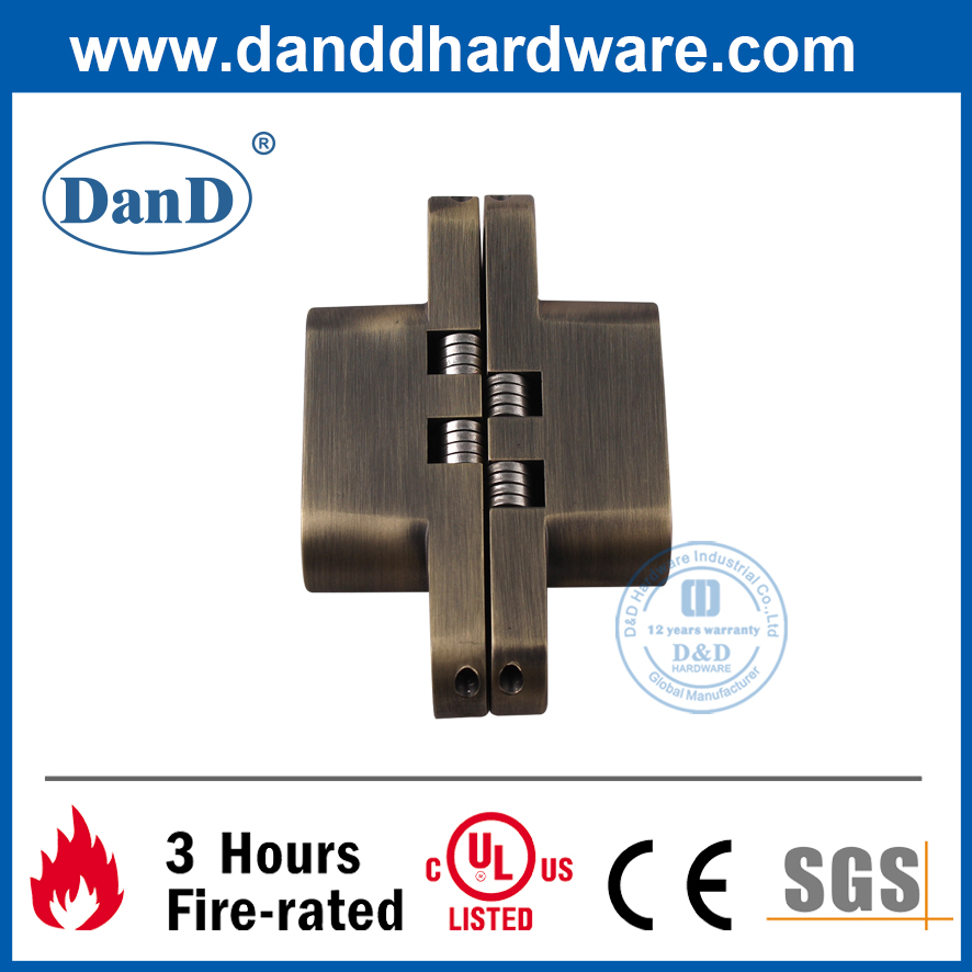 En alliage de zinc antique en laiton Hinge de porte cachée pour la porte extérieure-ddch007