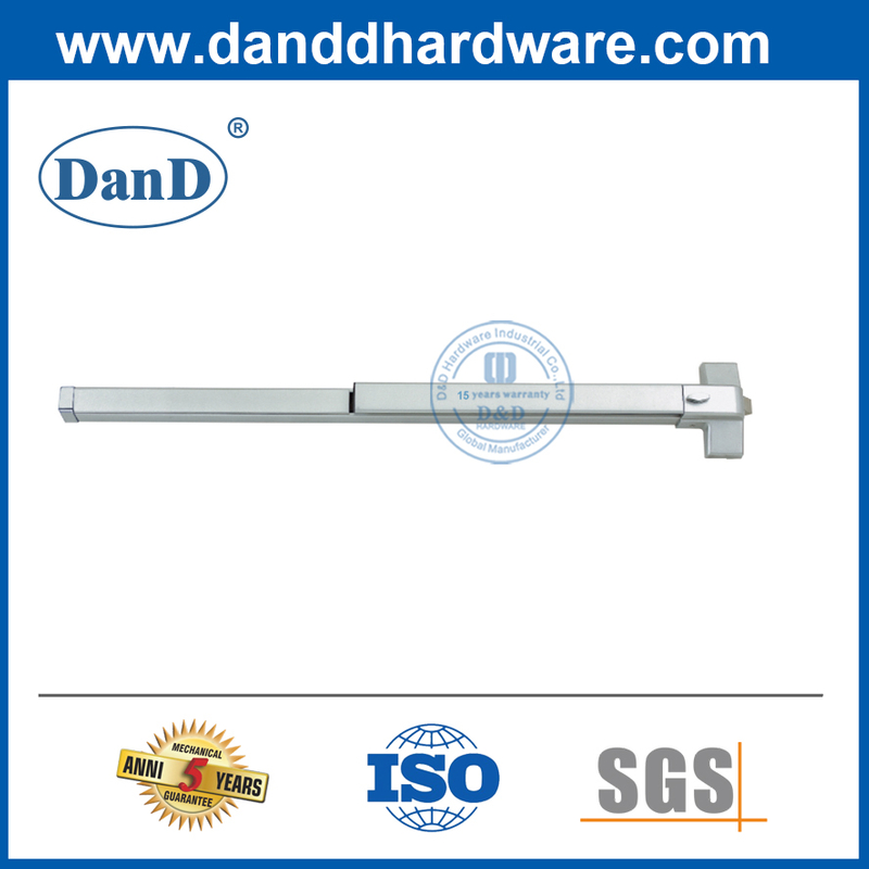 Portes avec des barres de panique Dogging Thumb Turning en acier inoxydable Panique Bar Porte Hardware-DDPD007