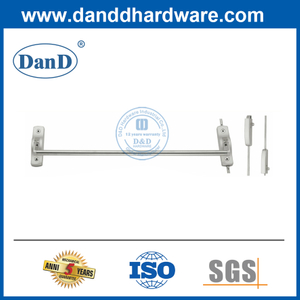 Barres de sécurité de porte en acier serrure de barre de panique de barre de croix pour une seule porte-DDPD010