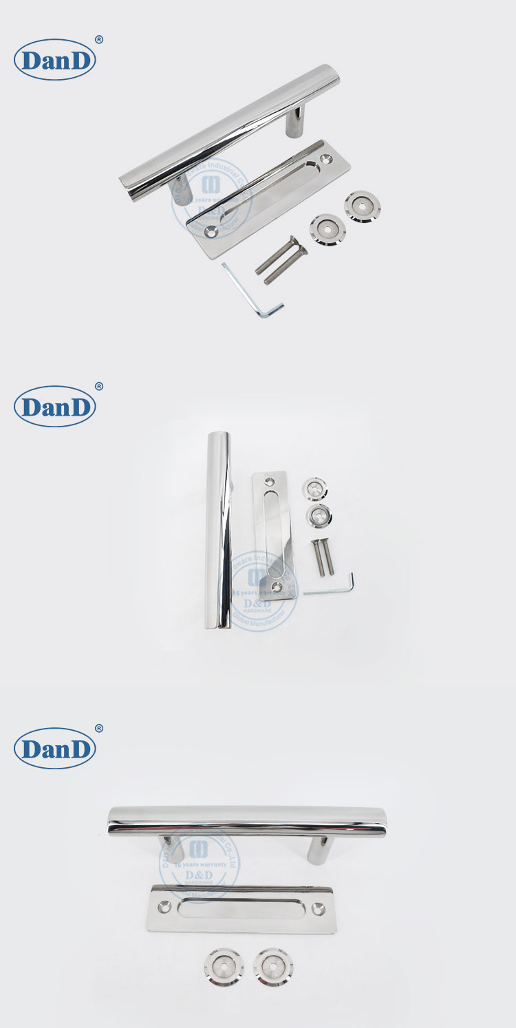 Poign&eacute;es de quincaillerie de la porte de grange