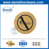 Plaque de signature de porte de feu en acier inoxydable-DDSP010