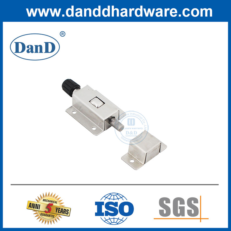 Boulon de porte de ressort en acier inoxydable Automatique Boulon de surface de surface montée DDDB026