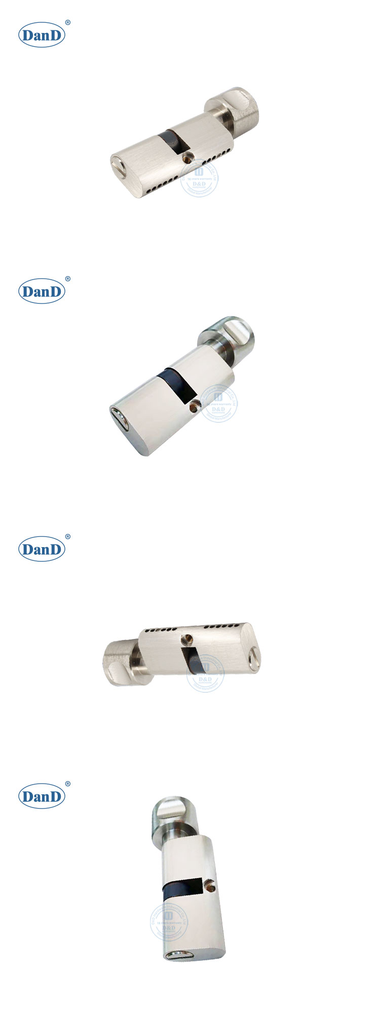 Cylindre de verrouillage en laiton