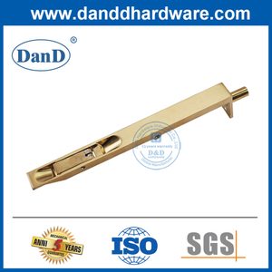 Boulon de porte à chouette en laiton en satin en acier inoxydable pour porte en bois-DDB001