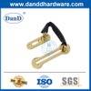 Chaîne de sécurité de porte en laiton en satin en acier inoxydable avec serrure pour appartement-DDG003