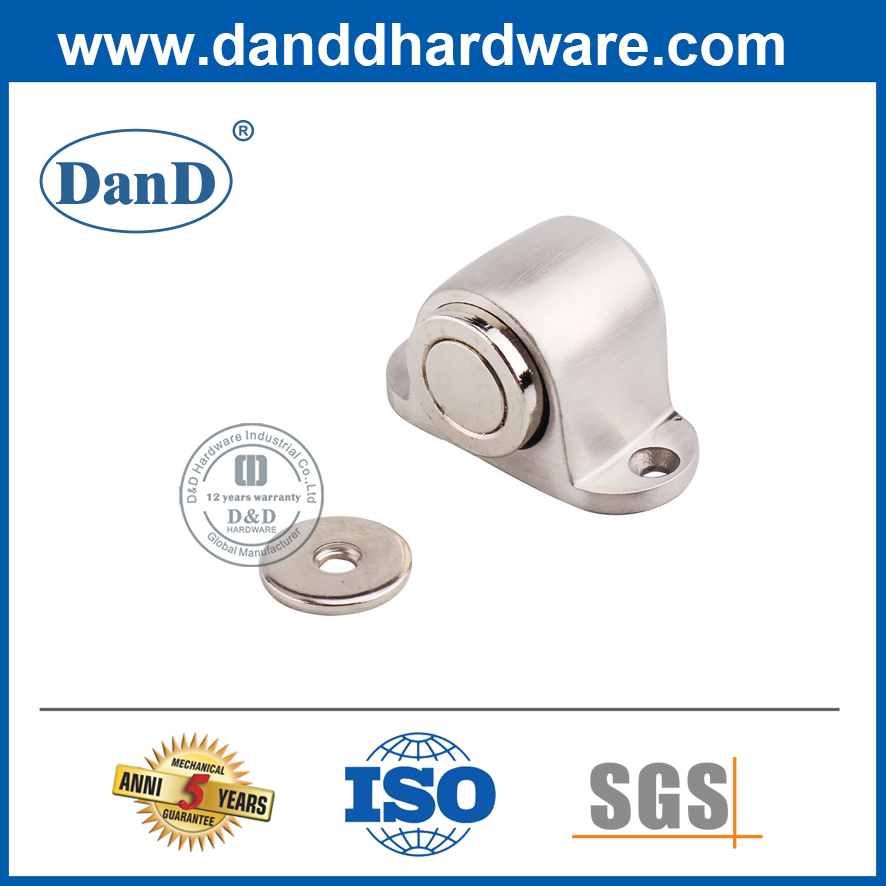 Alliage de zinc moderne Silver Magnetic Door Holder-DDDS031