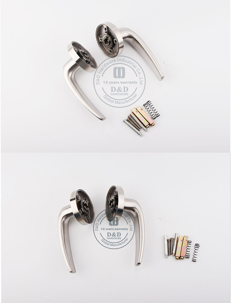 SS316 Hardware de la poign&eacute;e de porte am&eacute;ricaine de la poign&eacute;e D et D