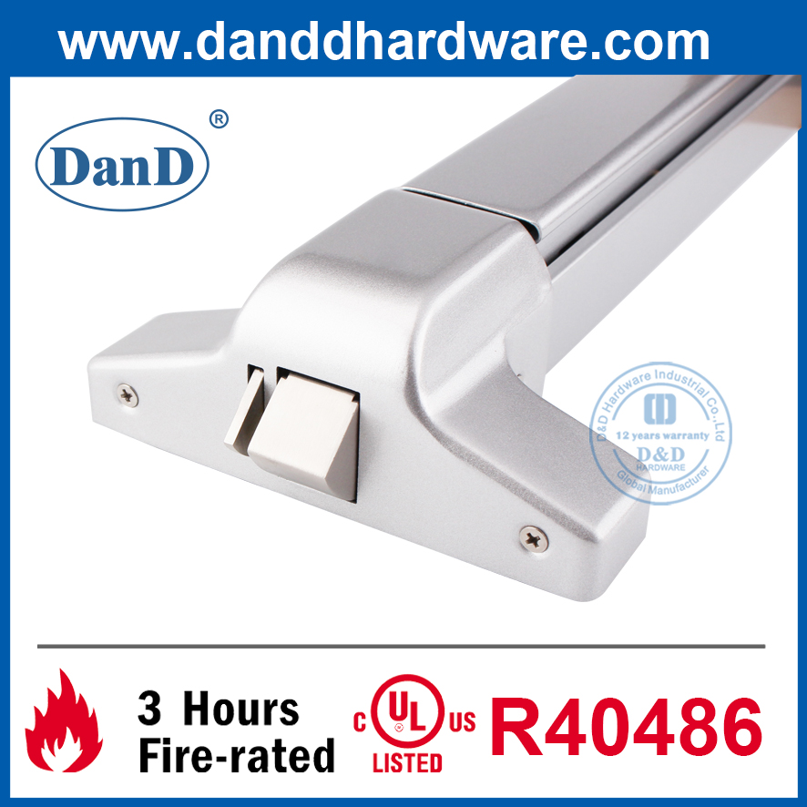 Acier inoxydable 304 Feu de sortie Hardware Porte-Porte commerciale Bar-DDPD001