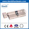 Cylindre de serrure de porte en laiton CE Euro Mortise Bouc à coucher avec Key-DDLC004