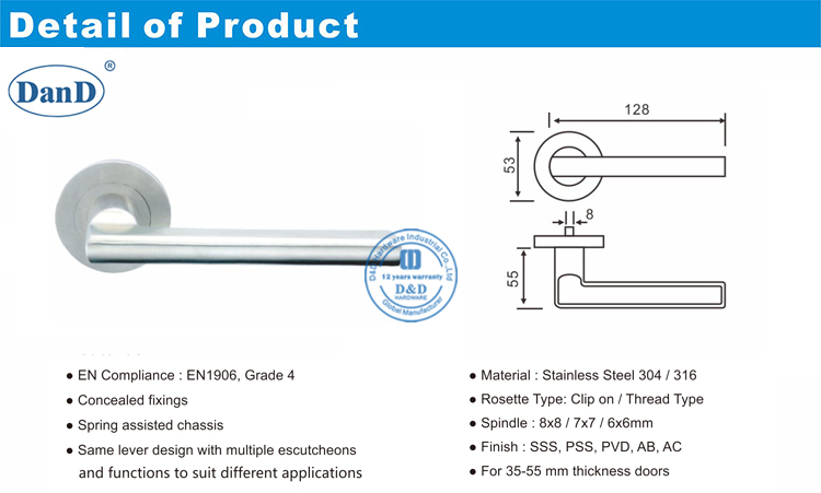 Poign&eacute;e de porte gauchoise-D et D mat&eacute;riel D et D