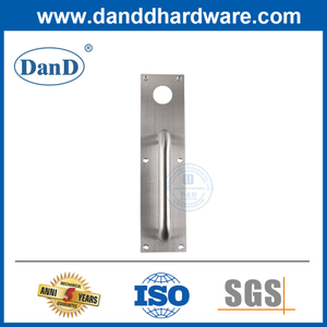 Cylindre rond en acier inoxydable 304 Night Latch Plate pour le dispositif de sortie de panique-DDPD011