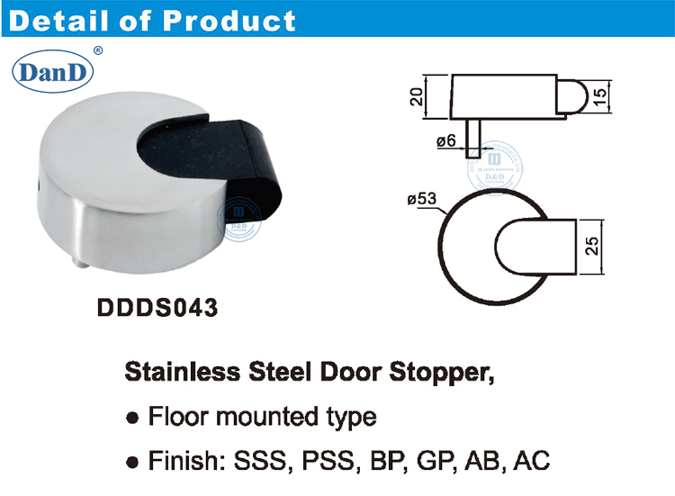 Les arr&ecirc;ts en caoutchouc pour les portes
