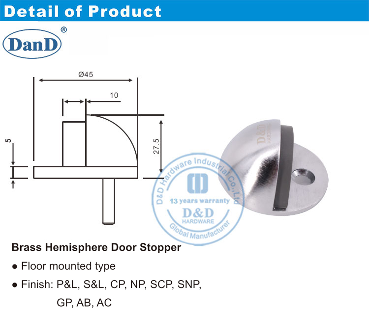 arr&ecirc;t de porte moderne
